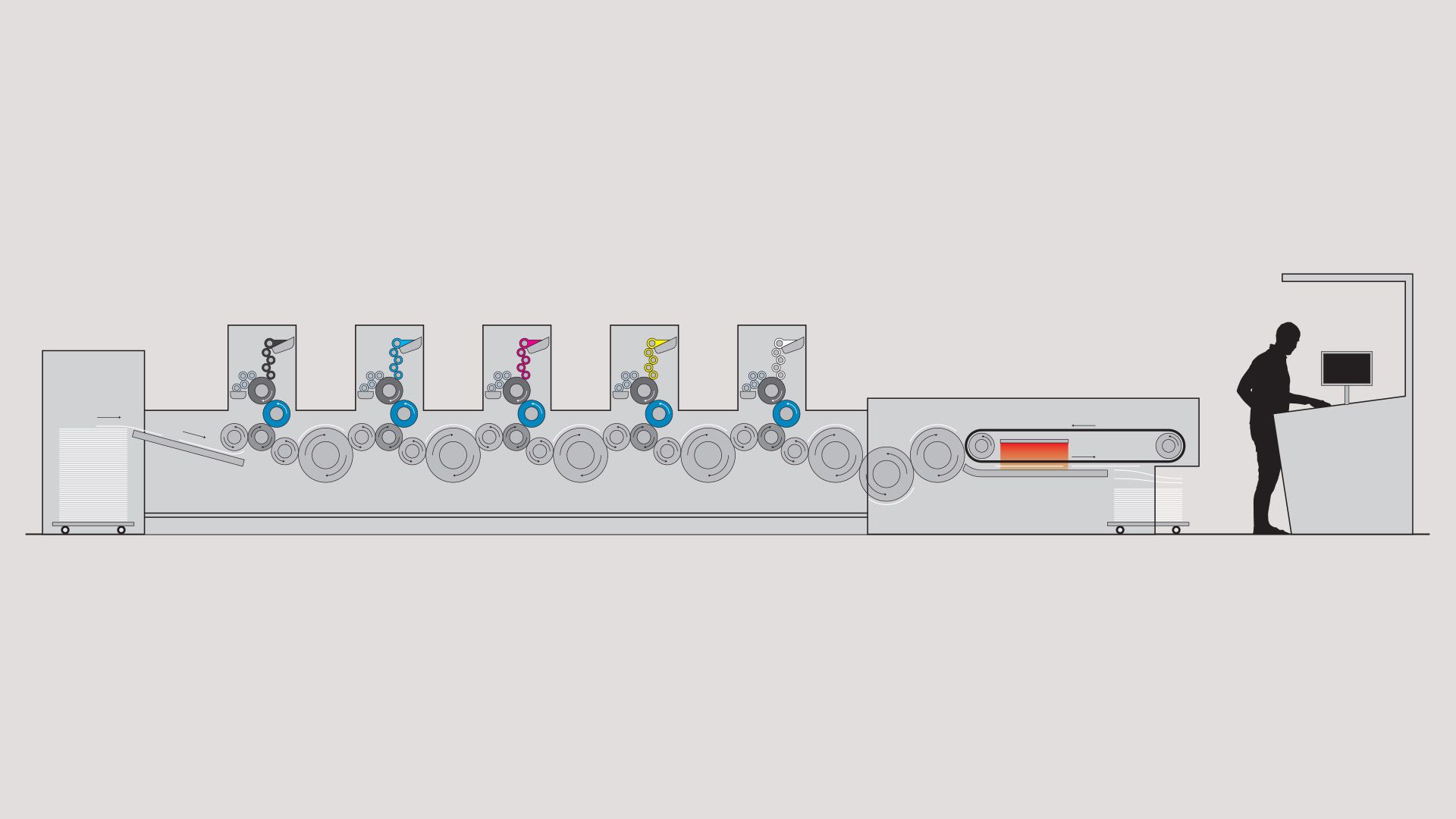 sheetfed offset lithographic press